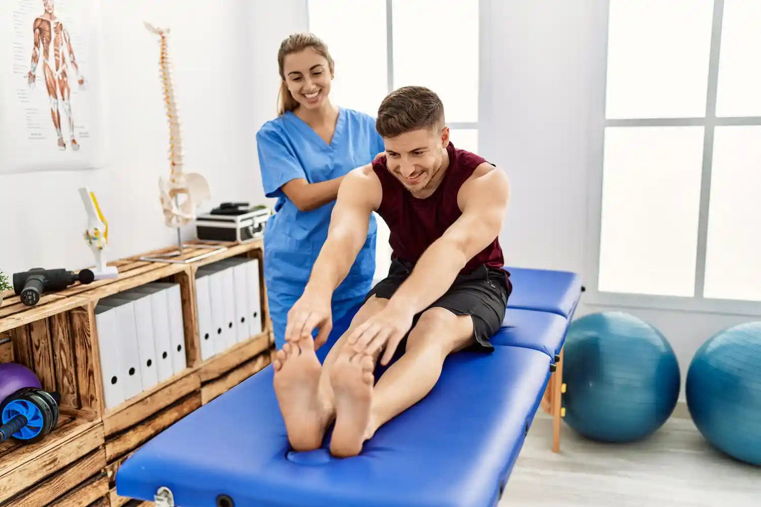 Sesión de kinesiología en QuiroHome