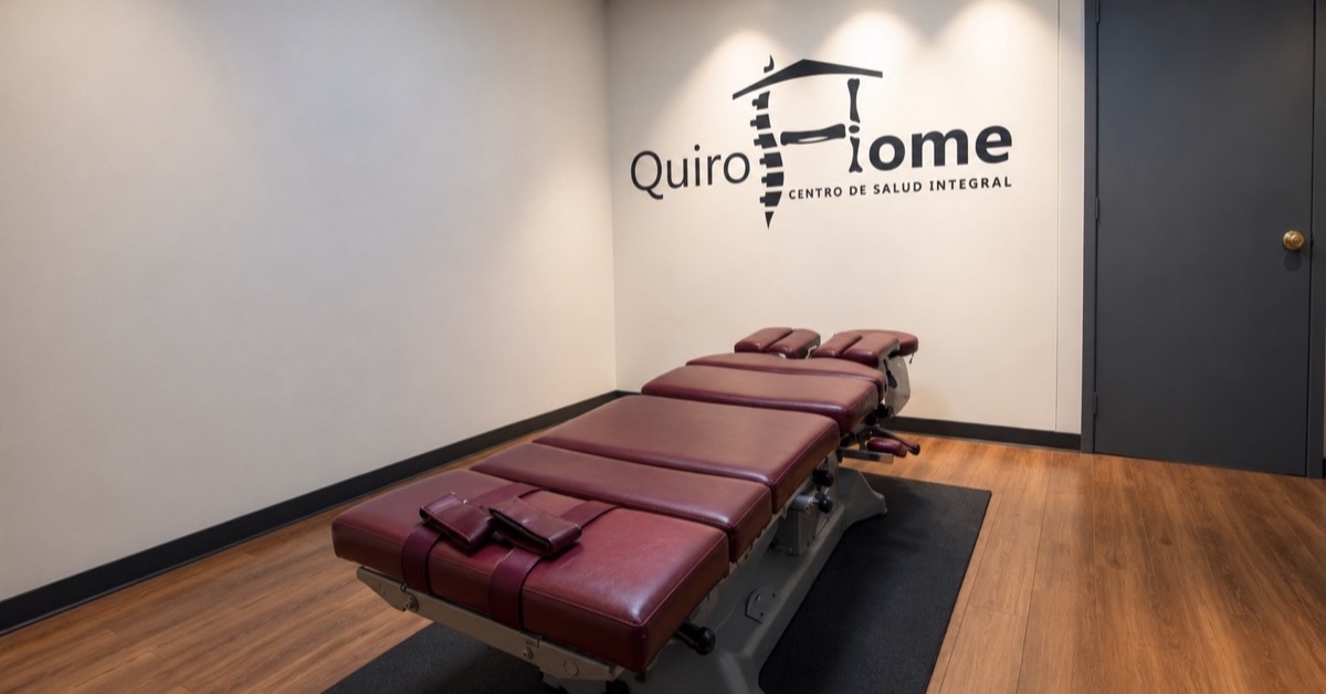Box de quiropraxia de QuiroHome Providencia