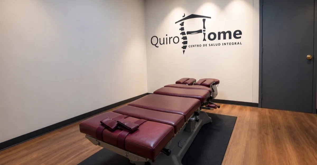 Box de quiropraxia de QuiroHome Providencia