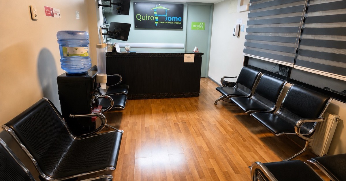 Sala de espera de QuiroHome Providencia