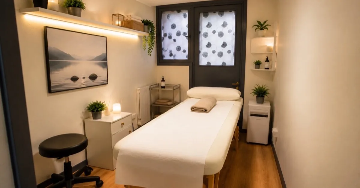 Sala de masoterapia de QuiroHome Providencia