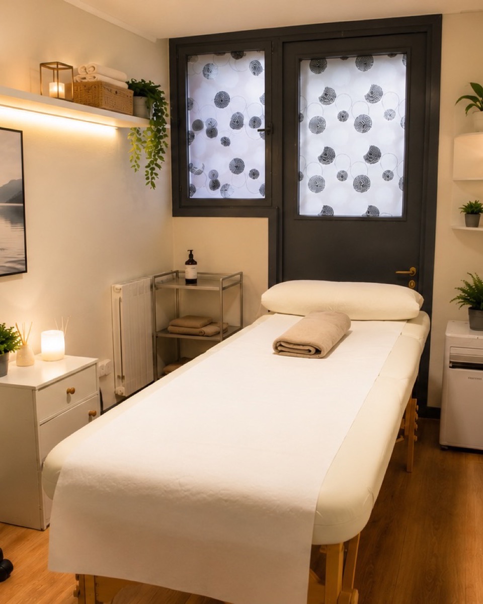 Sala de masoterapia de QuiroHome Providencia