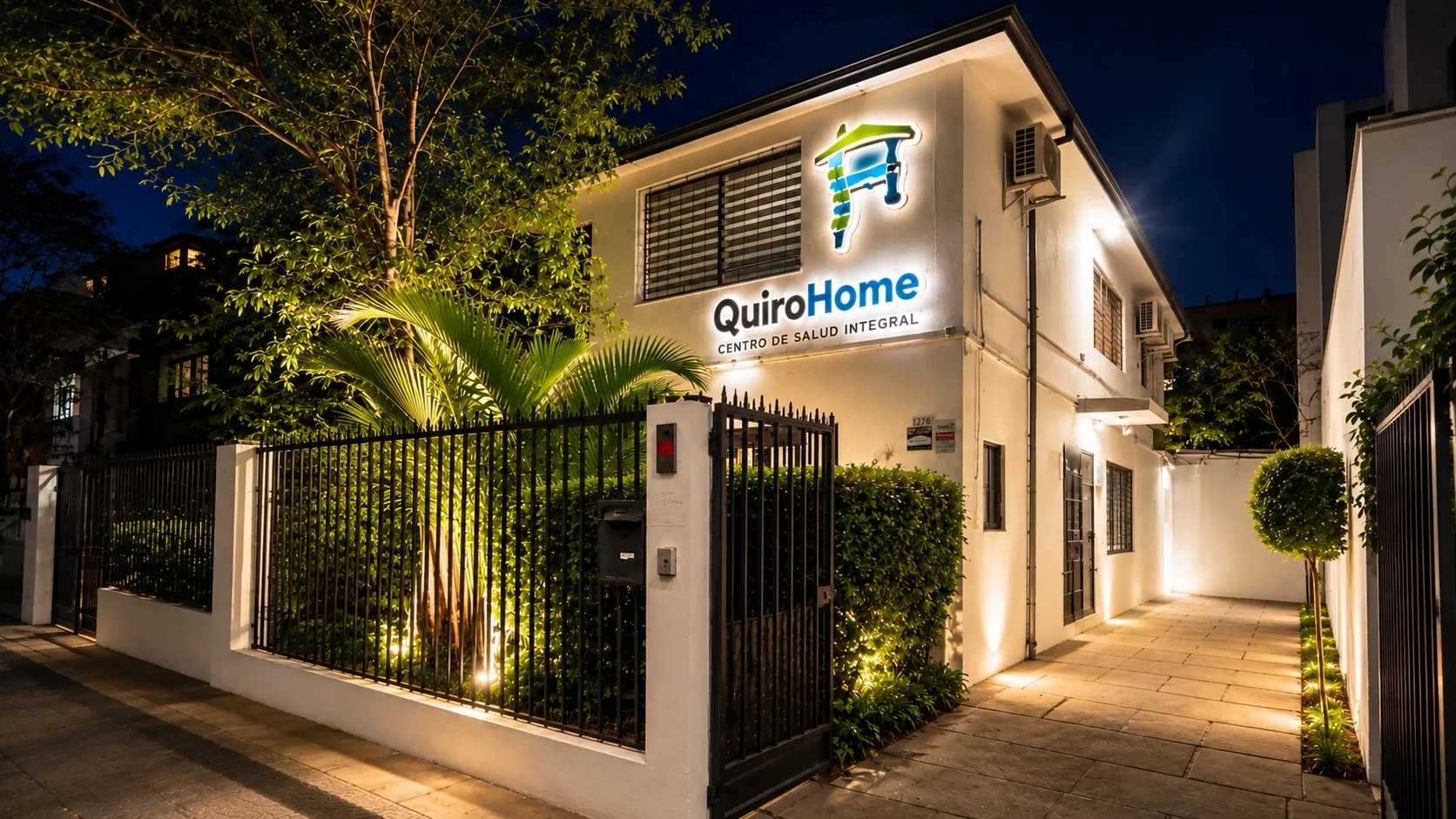 Fachada de QuiroHome Providencia, en Pérez Valenzuela 1276