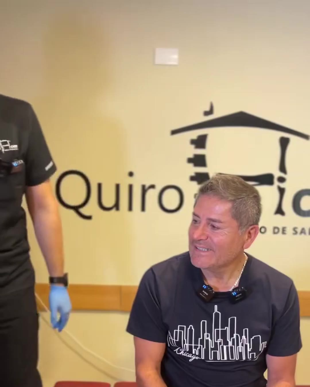 Charola Pizarro con el DC. Diego Ibarra