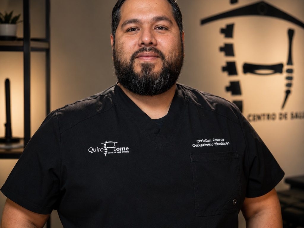 Christian Galarce Millapel, Quiropráctico y Kinesiólogo en QuiroHome