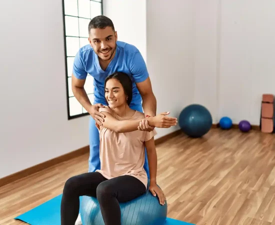 Sesión de kinesiología en QuiroHome