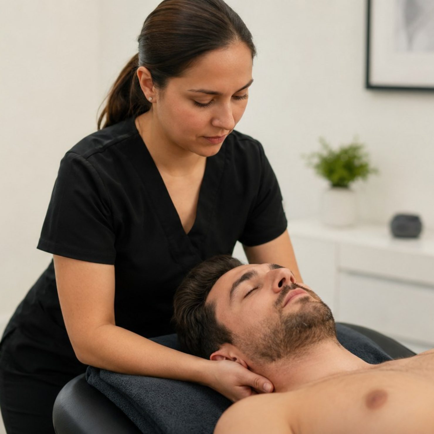 Masoterapia de cuello y cervicales en QuiroHome