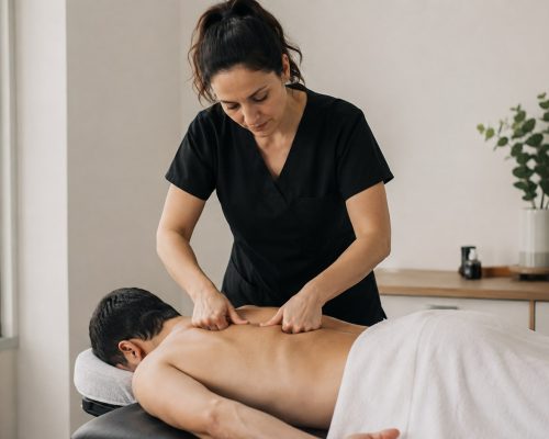 Masaje descontracturante en QuiroHome