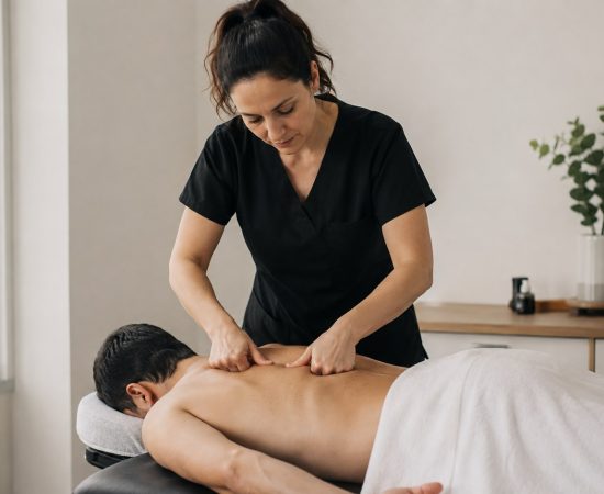 Masaje descontracturante en QuiroHome