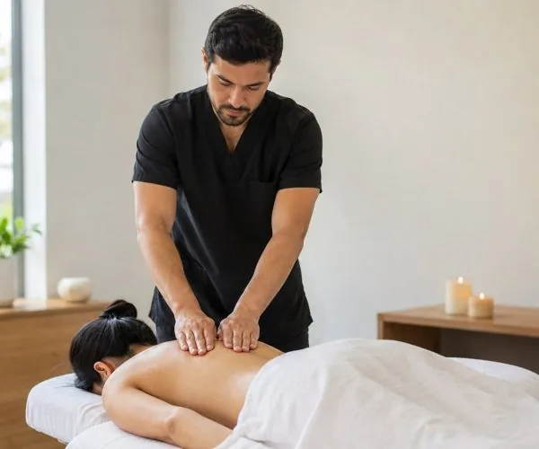 Masoterapia de espalda en QuiroHome